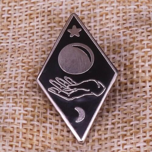 Night Sky Stars Moon Pin