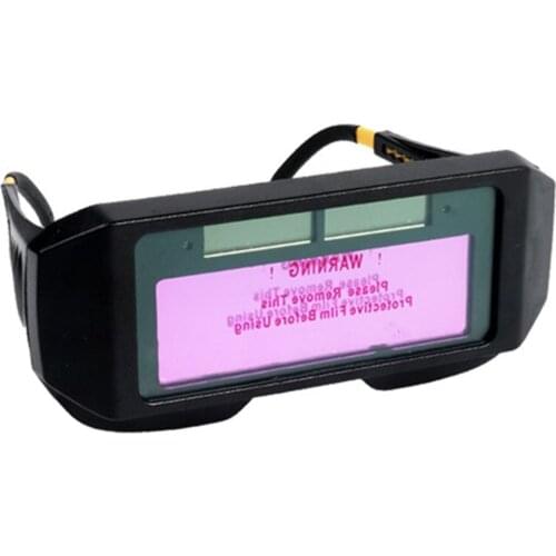 Solar Automatic Dimming Welding Glasses Anti-Glare Protective Goggles Heavy Duty Glasses wzpi