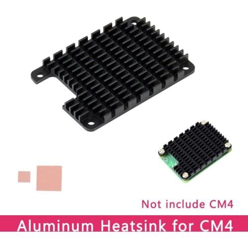 CM4 Dedicated Aluminum Heatsink for Raspberry Pi Compute Module 4 with Thermal Pads