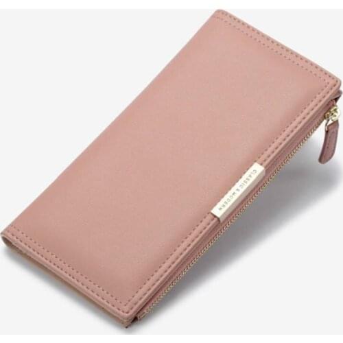 Seagloca Womens Wallet Purse Small Bifold Zipper Pocket Wallet Purse with ID Window With 12 Credit card slots