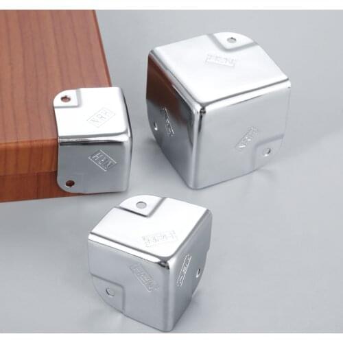 1Pc 35/40/50mm Metal Protective Corners For Boxes Aviation Corner Brackets Toolbox Trunk Box Case Angle Brace Protective Corners