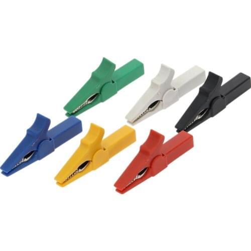 1pcs Battery Test Clip 55MM HV Alligator Clip For Banana Plug 4mm Multimeter Pen Cable Probes Crocodile Clip