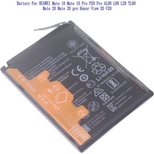 Ciszean 1x New 3.82V 3900mAh HB436486ECW Phone Replacement Battery for Huawei mate10 Mate 10 pro Batteries