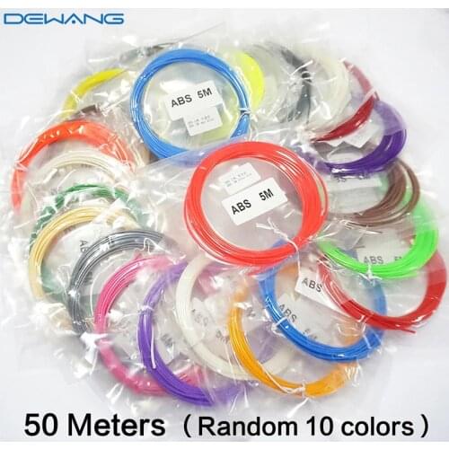 3D Pen ABS 3D Printer Filament ABS 5 Meters 22 Colors Birthday Gift 1.75mm 3D ABS Filament 3D Printer Pen Filament Wire Threads
