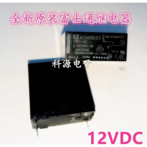 FTR-K2AK012T 12VDC relay 4-pin set of normally open K2AK012T