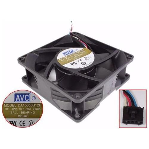 AVC DA15050B12H P005 P006 DC 12V 1.80A 150x150x50mm 4-Wire Server Cooling Fan