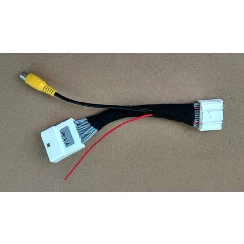 JanDeNing Car Adapter Wires Cable Rear View Camera Original Display Input Cable For Renault Dacia