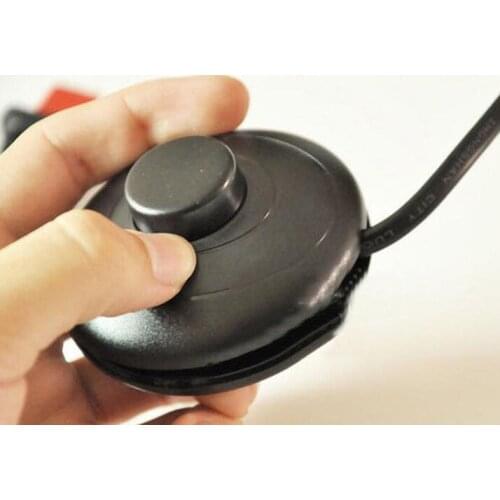 Free shipping In-line On/Off Lamp Light Foot Pedal Push Switch