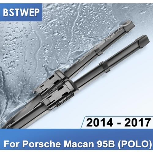 BSTWEP Wiper Blades for Porsche Macan 95B Fit Push Button Arms 2014 2015 2016 2017