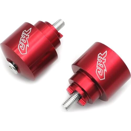For Honda CBR 600 900 929 954 1000 1100 RR F4i 1986-2012 Red Aftermarket Free Shipping Motorcycle Parts Hand Bar Ends