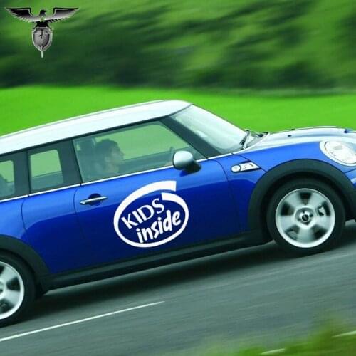 EmpireYing 3 Sizes 8 Colors Exquisite Hand Carved Word Art Kids Inside Car Sticker Motorcycle Laptop Cover Vinyl Decal Gifts