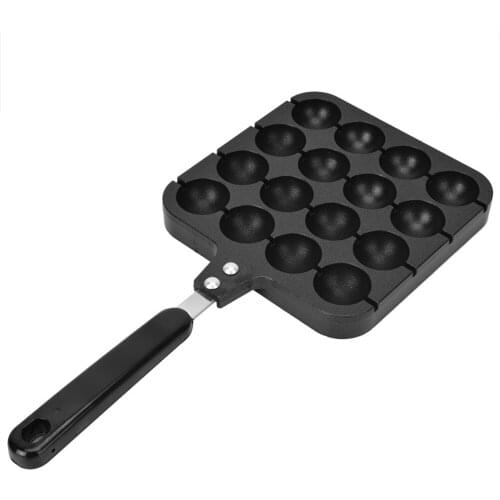 16 Holes Aluminum Takoyaki Maker Grill Pan Octopus Ball Plate Home Cooking Baking Forms Mold Tray Baking Pan Kitchen Tools