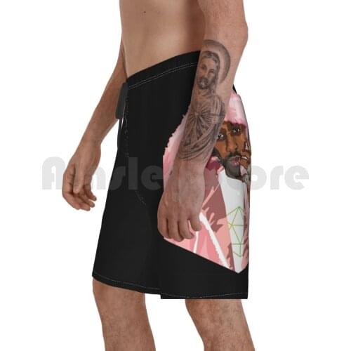 Killa Illa Beach Shorts Men Beach Pants Swim Trunks Dipset Camron Hip Hop Rap Music Pink Rapper Fashion New York