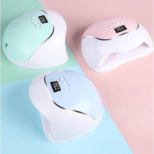 BQV5 New Nail Dryer 120W/54W UV LED Lamp Nail Lamp For Curing All Gels Builder Polish Varnish Manicure Salon Nail Art Tools