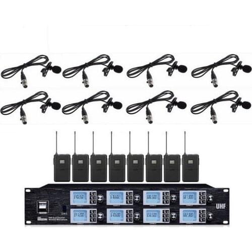 Bolymic Lavalier Microphone wireless karaoke system Professional Gooseneck UHF Wireless microphone for Meeting school church