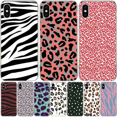 Fashion Tiger Leopard Print Panther Phone Case For Iphone 11 12 Mini Pro XS Max XR X 8 7 6 6S Plus SE 2020 5 5S SE Cover Shell C