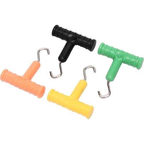 Carp Fishing Equipment Knot Pull Tool Knot Hook Puller for Carp Fishing Rig Terminal Tackle T-Stype ABS