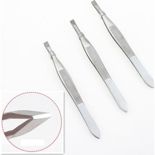 Eyebrow Stainless Steel Tweezers Plucking Eyebrow Clip Eyebrow Pliers Tweezers Trimming Eyebrows Plucking Beard