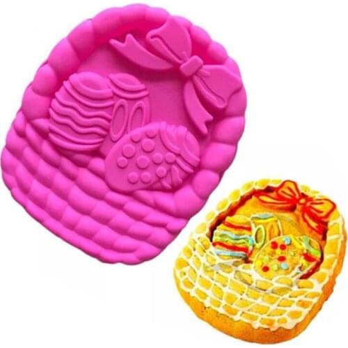 Easter Bunny Random Color Silicone Pastry Mold DIY Bakeware Mousse Cake Pan Tool T84A
