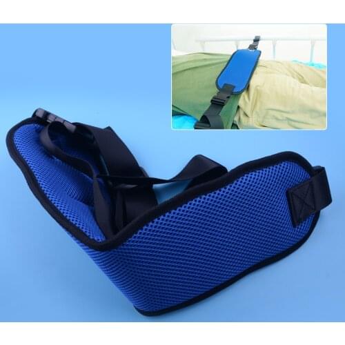 Blue Thickening Non-slip Wheelchair Seat Safety Padded Belt Bed Guardrail Strap With Quick-Release Buckle