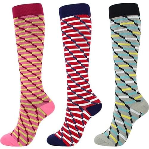 Sports Socks Running Rugby Goft Cycling Socks Long Compression Breathable Basketball Football Pain Relief Men Women Travel Socks