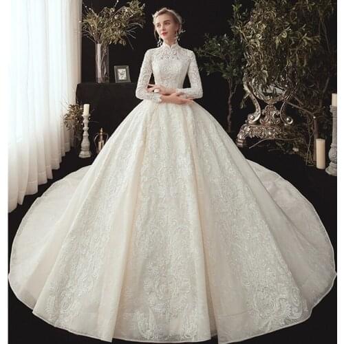 Wedding Dress 2021 V Neck Bridal Gowns Backless Sleeveless Full Appliques Lace Bride Dresses Country vestidos de noiva