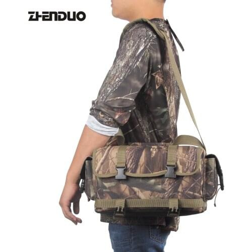 Outdoor Tactical Backpack Hunting Bags Army Bionic Camouflage Crossbody Handbag Tactical Bag Terylene