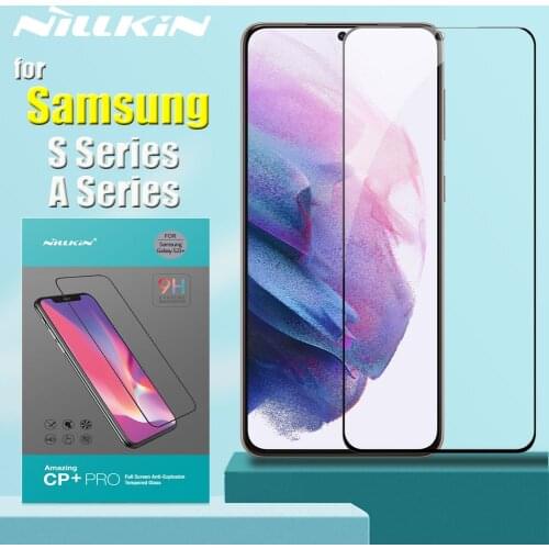 Nillkin Full Coverage Safety Tempered Glass Screen Protector for Samsung Galaxy S21 Plus S20 FE A72 A52 A42 A32 A12 A71 A51 A41