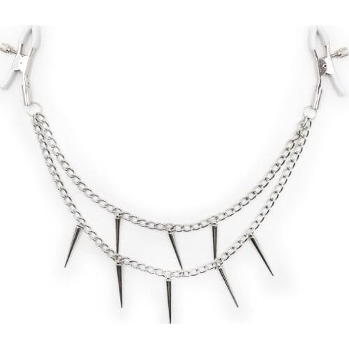 Nipple Clamps Nipple Clip Chain Adjustable Clamps Erotic Nipple Trainer Fetish BDSM Bondage Women Adult Toys Sex Bdsm Toys