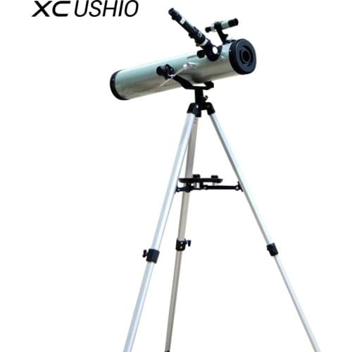 1 Set Large Aperture 350 Times Zooming Reflective Astronomical Telescope for Space Celestial Heavenly Body Observation F76700