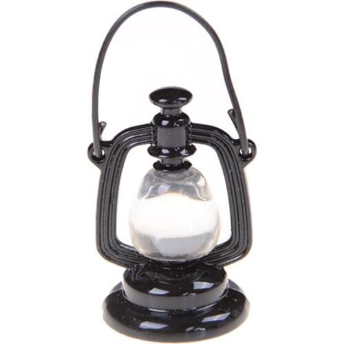 1 Pc 1:12 Scale Retro Oil Lamp Dollhouse Miniature Toy Doll Food Kitchen Living Room Accessories