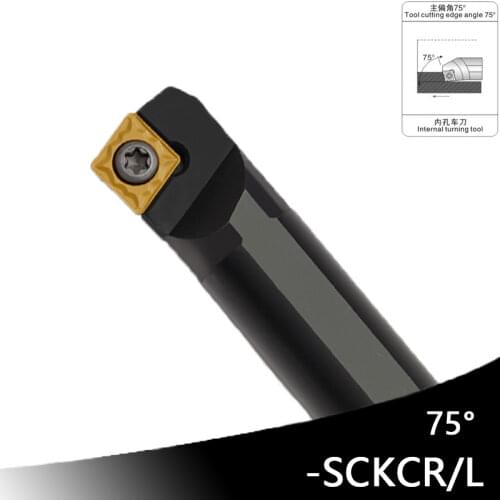 1PCS S07K S08K S10K S12M S14N S16Q S18Q S20R S25S SCKCR06 SCKCR09 SCKCR12 CNC Internal Lathe Cutter Tool SCKCR Tool Shank Bar