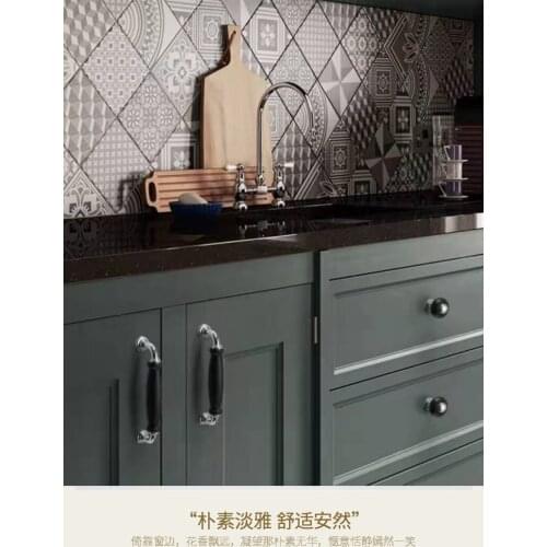 128mm modern simple fashion gold chrome kitchen cabinet wardrobe door handle 96mm black ceramic drawer tv cabinet cupboard knob