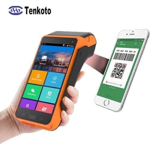 4G POS Machine NFC Android Smart EMV Contact Chip MSR Payment Device NFC Contactless RFID 58MM Printer IC POS Scan PDA