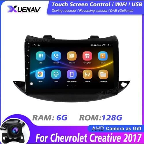 Car Autoradio Multimedia DVD player Car GPS Navi for Chevrolet Creative 2017 Car DVD GPS Navigation Stereo Player with carplay