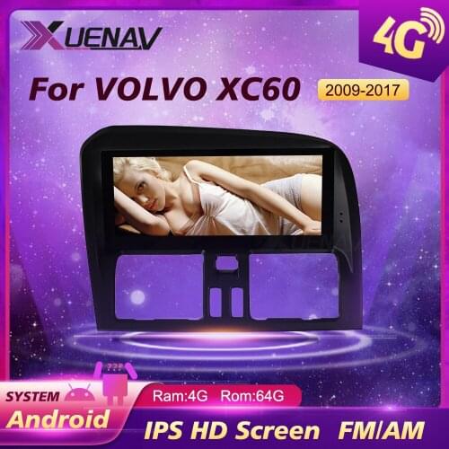 8.8 Inch Car Multimedia Player Android for VOLVO XC60 2009 2010- 2017 GPS Navigation Radio No DVD Player Head Unit 2 Din Android