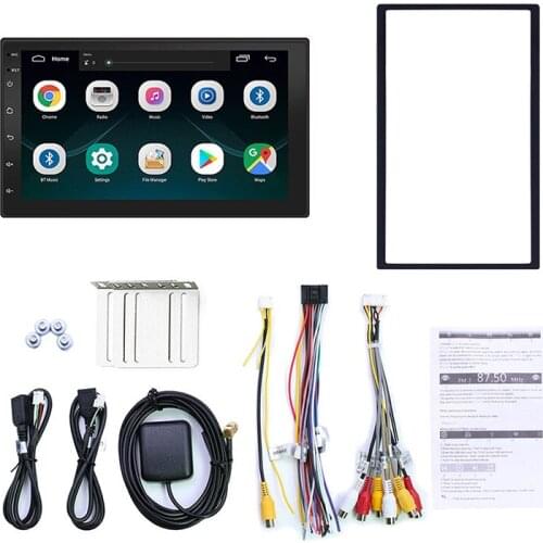 For Android 10.1 2 Din Car Radio Bluetooth MP5 Video Player 16G 7 inch touch button HD GPS Navigation Car Radio MP5 Player Hot