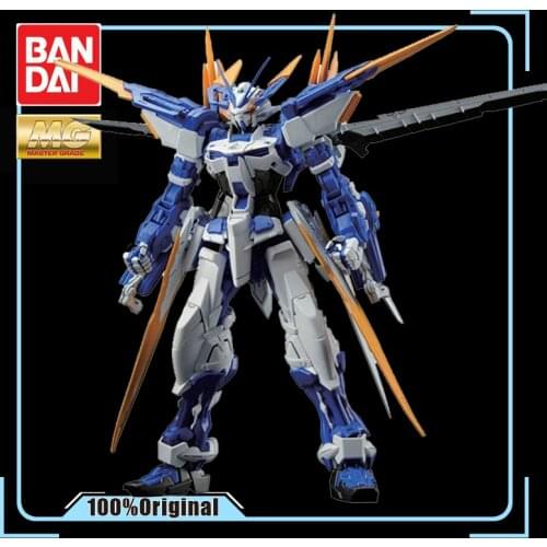 BANDAI MG 1/100 SEED Destiny Astray B- MBF-P03D Gundam Astray Blue Frame D Confusion In Assembly Model Action Toy Figures