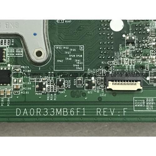 FAST SHIPPING ,DA0R33MB6F1 G6 LAPTOP MOTHERBOARD FOR HP PAVILIOND G6 NOTEBOOK ,WITH GPU 7670M 1GB ,with testing photoes
