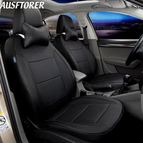 AUSFTORER Custom Automobiles Seat Covers for Mazda CX-5 Cowhide Leather Seat Cover for Cars Cushion Supports Accessories 19PCS