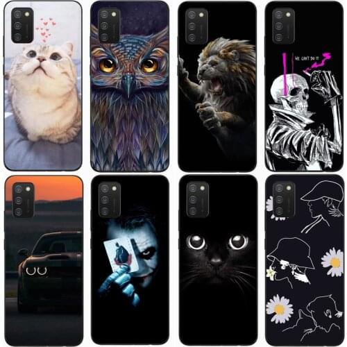 For SAMSUNG GALAXY A02S Case Rose Wolf Cute Patterned Cover Soft Silicon Phone Case for Samsung Galaxy a02 s Top Quality