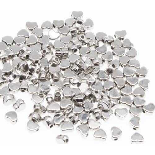 CHONGAI 300Pcs Acrylic Love Heart Gold CCB Loose Spacer Beads For Jewelry Making DIY Necklace Bracelet 6x7mm