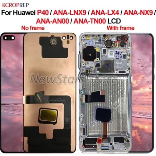 Original For Huawei P40 LCD Display Touch Screen Digitizer Assembly For Huawei ANA-LNX9 ANA-LX4 ANA-NX9 ANA-AN00 ANA-TN00 lcd