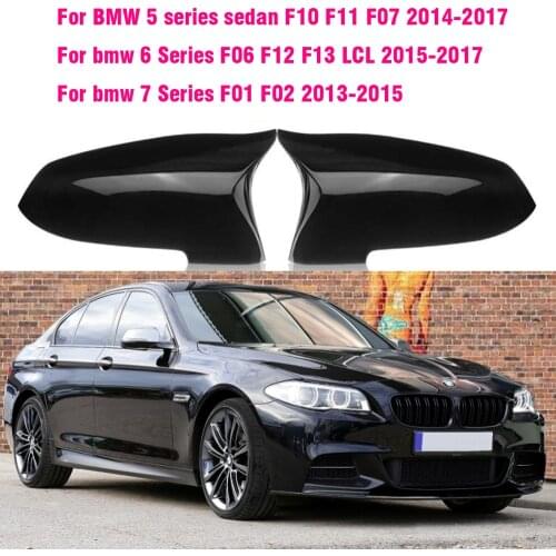 For BMW 5 6 7 Series F10 F11 F18 GT 5GT F07 F06 F12 F13 LCL F01 F02 Carbon Fiber Side Rearview Mirror Cover Cap