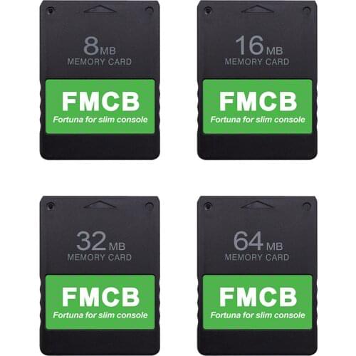 FMCB Free McBoot For Memory Card for PlayStation 2 Slim FMCB Memory Card 64MB 32MB 16MB 8MB for PS2 Slim SPCH-7xxxx 9xxxx