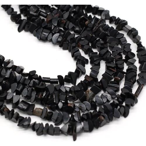 New Texture Black Coral Irregular Shape Gravel Loose Spacer Beads for Jewelry Making DIY Accessories Fit Necklace Earrings 5-8mm