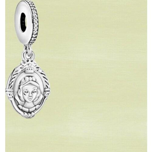 2021 Quality Brand New S925 Sterling Silver Evil Queens Mirror Pendant Classic Fashion Suitable For Romantic Gifts For Girls