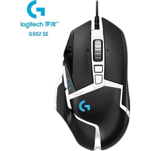 Logitech G502 SE Game Mouse USB Wired Optical Mechanical Gaming Mice 16000DPI HERO Sensor RGB Backlight Mause for PC Laptop