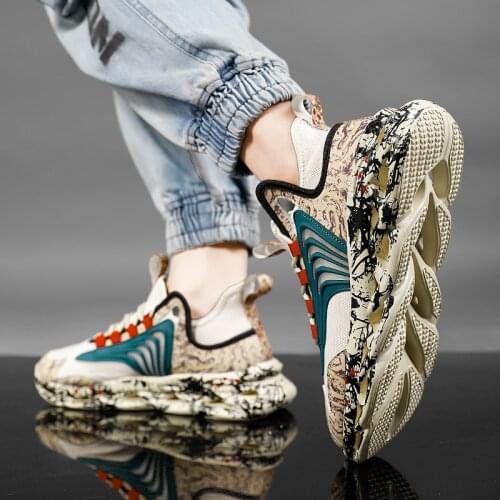 Youth Mens Shoes Designer Sneakers Men Novel Running Shoes Outdoor Fitness Training Sports Shoes Breathable Casual Shoes Male