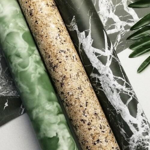 Marble Wallpapers for Living Room Kitchen In Rolls Self Adhesive Peel and Stick Home Decor Improvement Vinyl Stickers for Walls